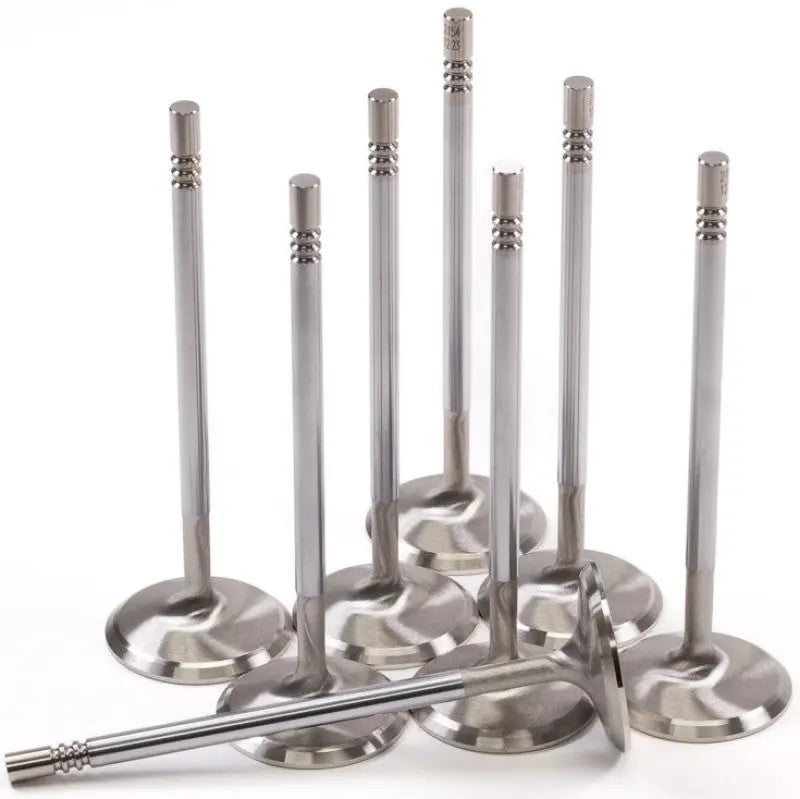 GSC P-D Ford Mustang 5.0L Coyote Gen 1/2 37.27mm Head (STD) Chrome Polished Intake Valve - Set of 8 - 2152-8 GSC Power Division