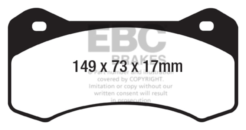 EBC YellowStuff Rear Brake Pads - DP4054R