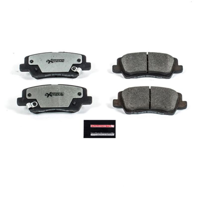 Power Stop 13-18 Cadillac ATS Rear Z26 Extreme Street Brake Pads w/Hardware PowerStop