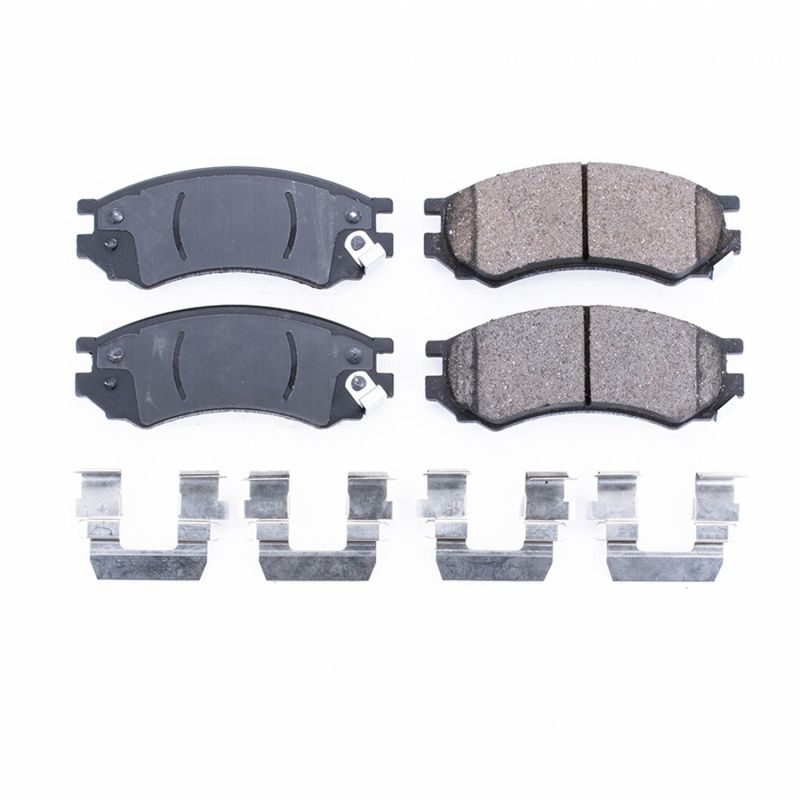 Power Stop 91-92 Saturn SC Front Z17 Evolution Ceramic Brake Pads w/Hardware PowerStop