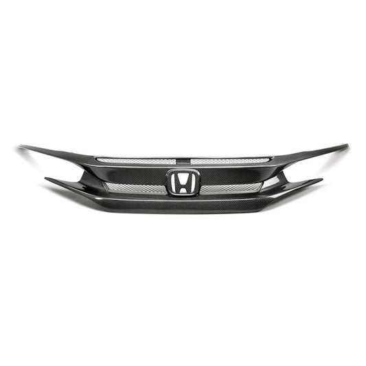 Seibon OE-style carbon fiber front grille for 2016-2021 Honda Civic - FG16HDCV4D Seibon