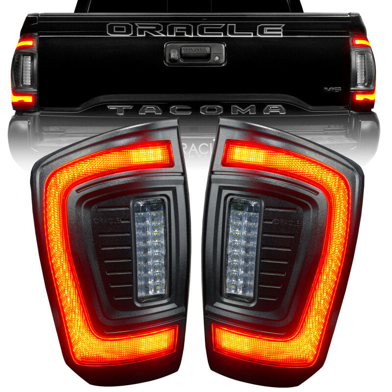 Oracle Lighting 2016-2023 Gen 3 Toyota Tacoma Flush Style LED Tail Lights