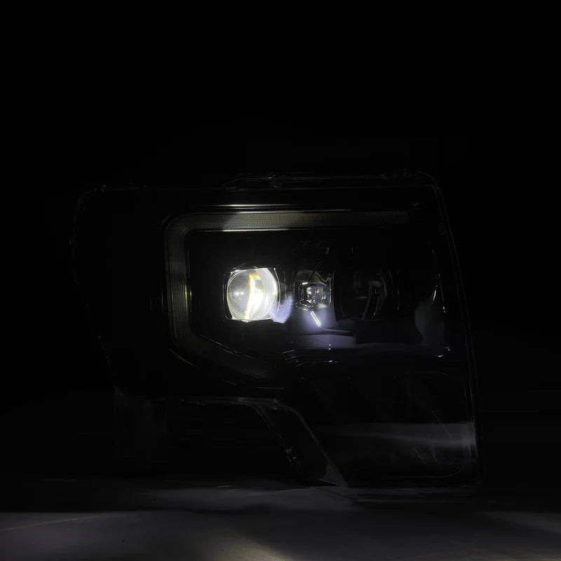 AlphaRex 880092 09-14 Ford F150 MKII LUXX-Series LED Projector Headlights - Black