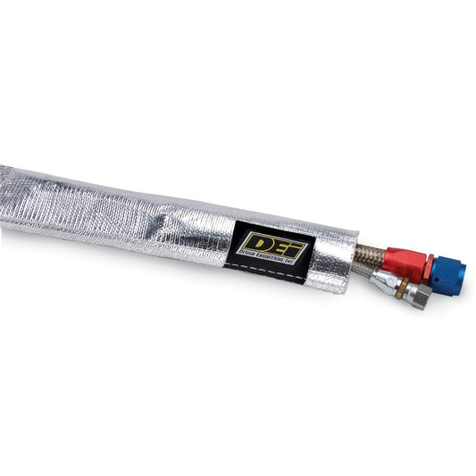 DEI Heat Sheath 1in x 3ft - Aluminized Sleeving- Sewn Edge DEI