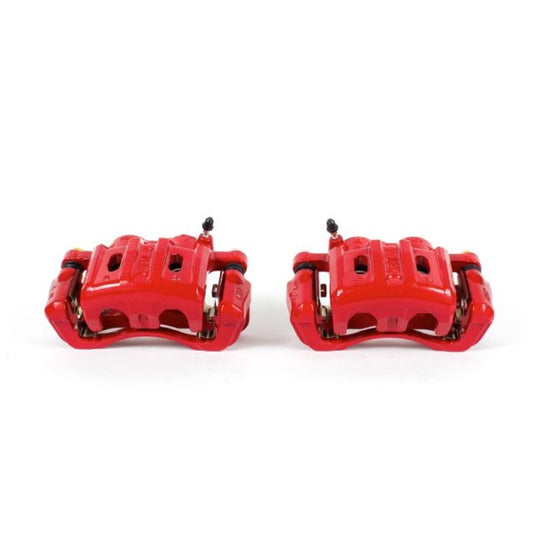 Power Stop 95-98 Eagle Talon Front Red Calipers w/Brackets - Pair PowerStop
