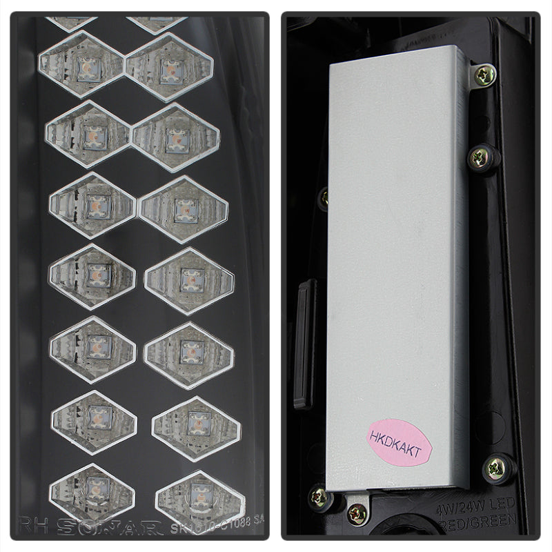 Spyder Chevy C/K Series 1500 88-98/Blazer 92-94 LED Tail Lights Blk ALT-YD-CCK88-LED-BK SPYDER