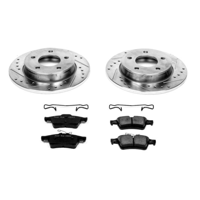 Power Stop 06-13 Mazda 3 Rear Z23 Evolution Sport Brake Kit PowerStop