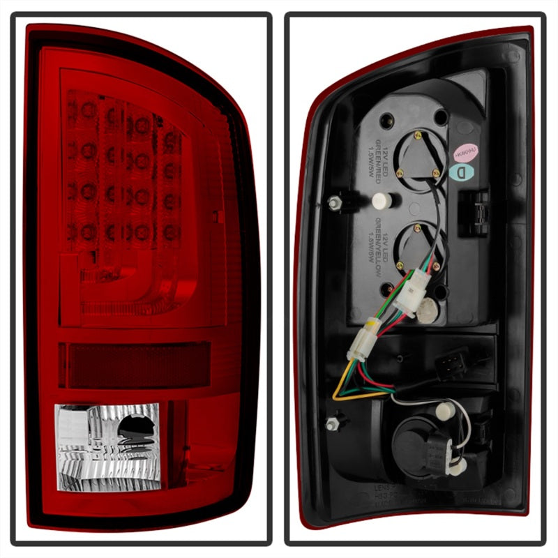 Spyder Dodge Ram 02-06 1500 Version 2 LED Tail Light - Red Clear ALT-YD-DRAM02V2-LED-RC SPYDER