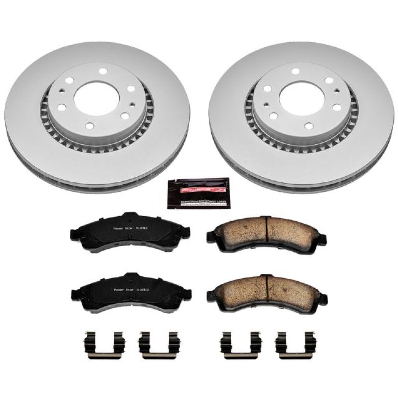 Power Stop 04-05 Buick Rainier Front Z17 Evolution Geomet Coated Brake Kit PowerStop