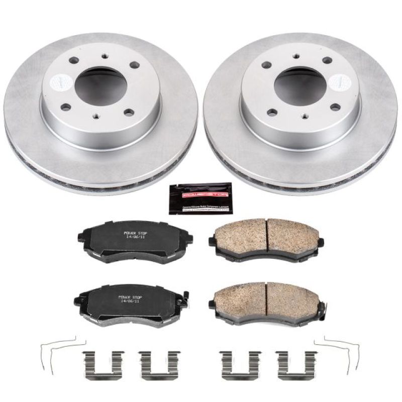 Power Stop 91-96 Infiniti G20 Front Z17 Evolution Geomet Coated Brake Kit PowerStop