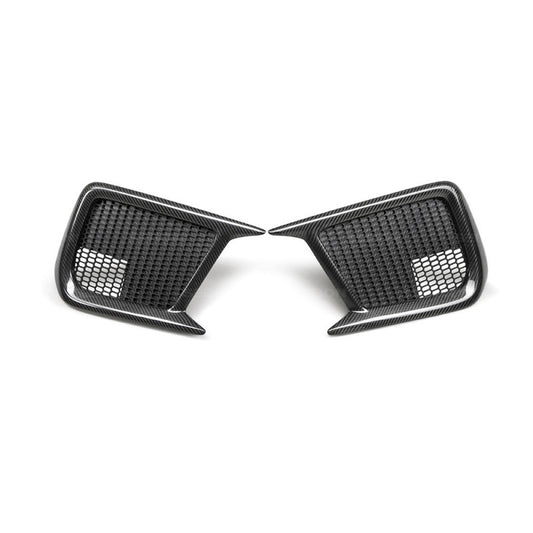 Seibon FLS18SBIMP Carbon Fiber Fog Light Surrounds for 2018–2021 Subaru WRX/STI