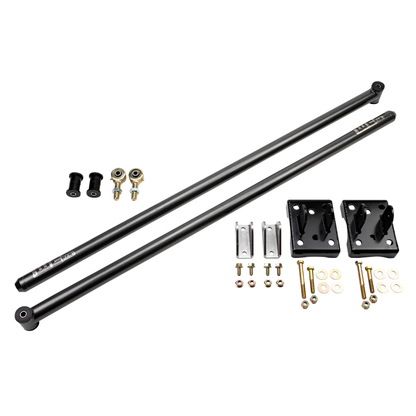 Wehrli 2020+ Duramax DCLB/CCLB 68in Traction Bar Kit - Gloss Black Wehrli