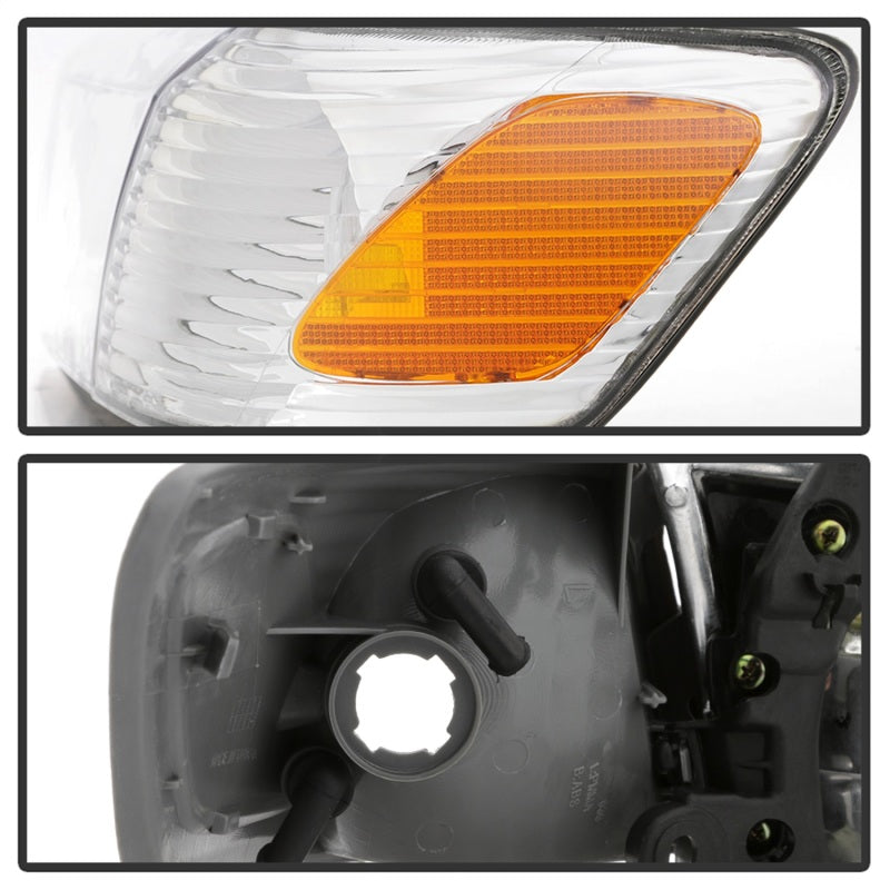 xTune 00-01 Toyota Camry 4pc OEM Style Headlights w/Corner Lights - Chrome (HD-JH-TCAM00-SET-C) SPYDER
