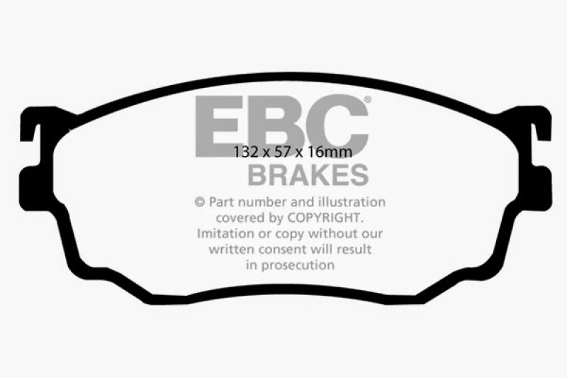 EBC Ultimax2 Front Brake Pads - UD755 EBC