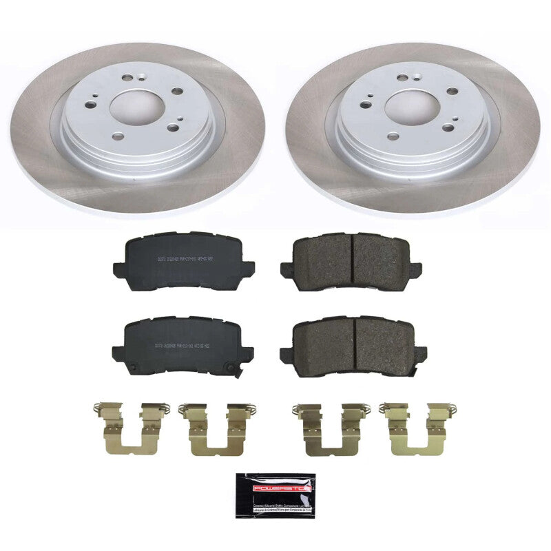 Power Stop 21-22 Honda Odyssey Rear Semi-Coated Rotor Kit PowerStop