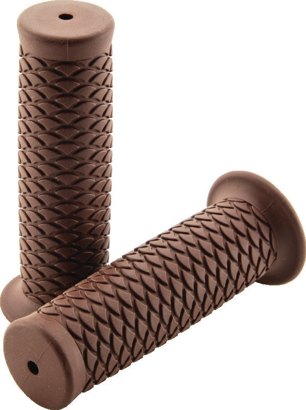 Bikers Choice 1 Inch Brown Scales Grip - 485806