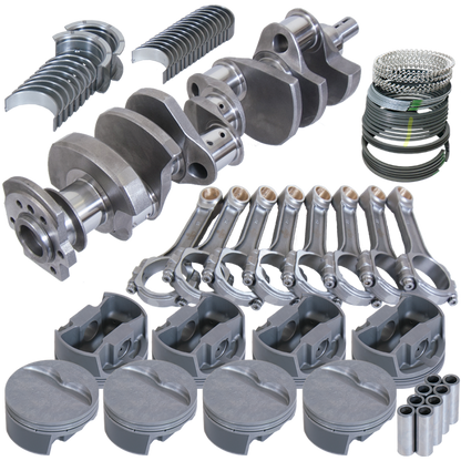 Eagle Chevy 350 3.750in Crank 6.000in I-Beam Rods -5cc Flat Top 4.060in Pistons Rotating Assembly