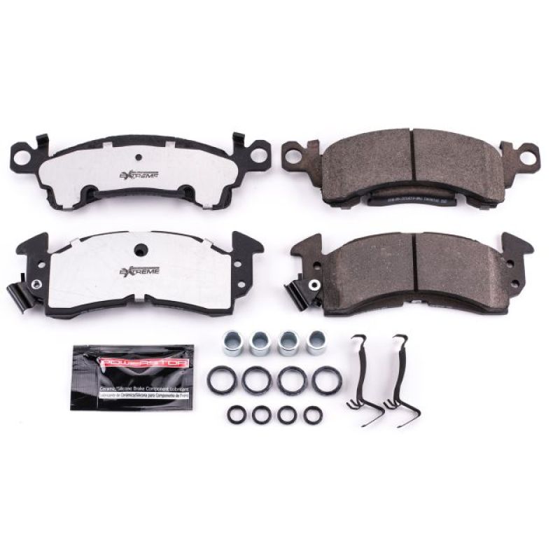 Power Stop 73-75 Buick Apollo Front or Rear Z26 Extreme Street Brake Pads w/Hardware PowerStop