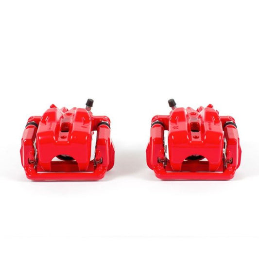 Power Stop 06-15 Mazda MX-5 Miata Rear Red Calipers w/Brackets - Pair PowerStop