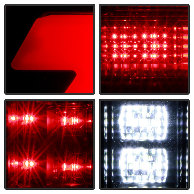 Spyder 21-23 Ford F150 (Factory Halogent) Light Bar LED Tail Lights - Black (ALT-YD-FF15021HAL-BK) SPYDER