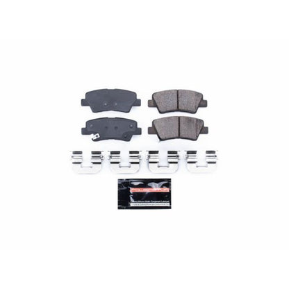 Power Stop 16-19 Hyundai Tucson Rear Z23 Evolution Sport Brake Pads w/Hardware PowerStop