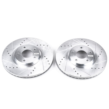Power Stop 03-05 Infiniti FX35 Front Evolution Drilled & Slotted Rotors - Pair PowerStop