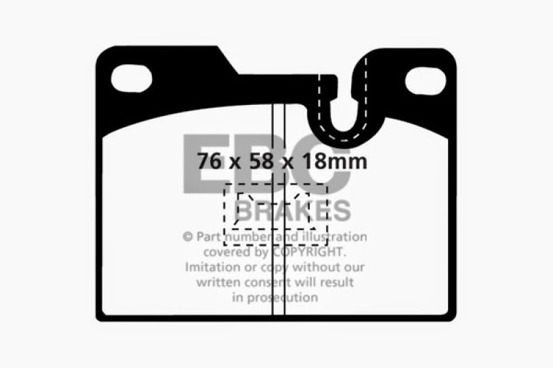 EBC GreenStuff Rear Brake Pads - DP2346 EBC