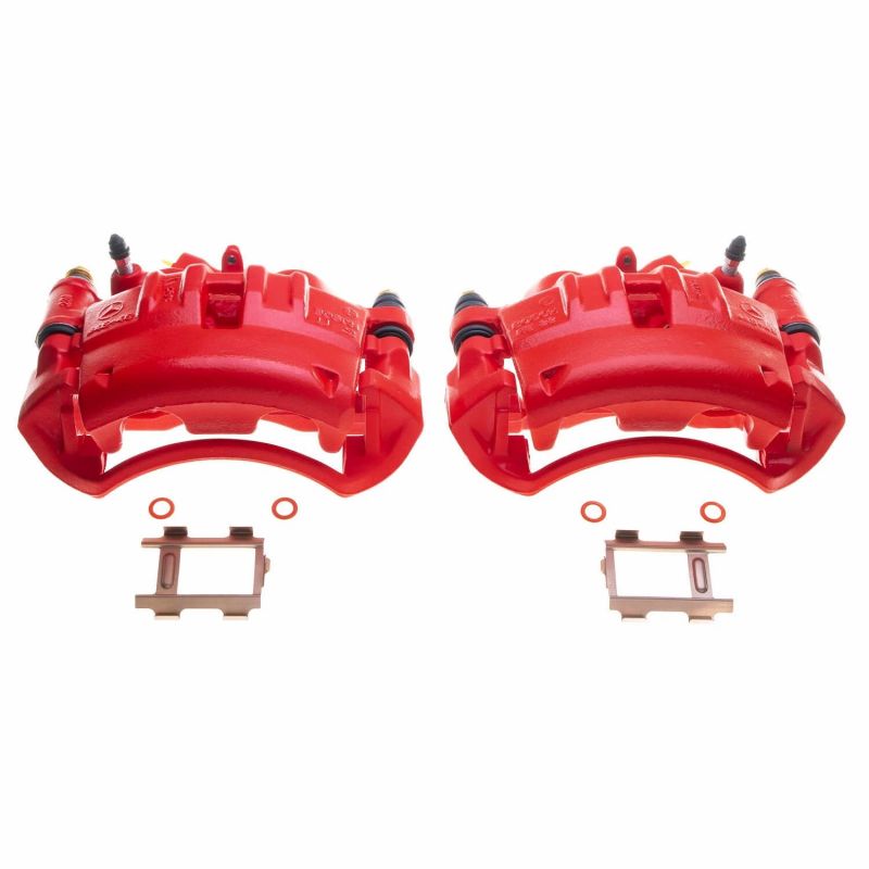 Power Stop 05-06 Dodge Sprinter 2500 Rear Red Calipers - Pair PowerStop