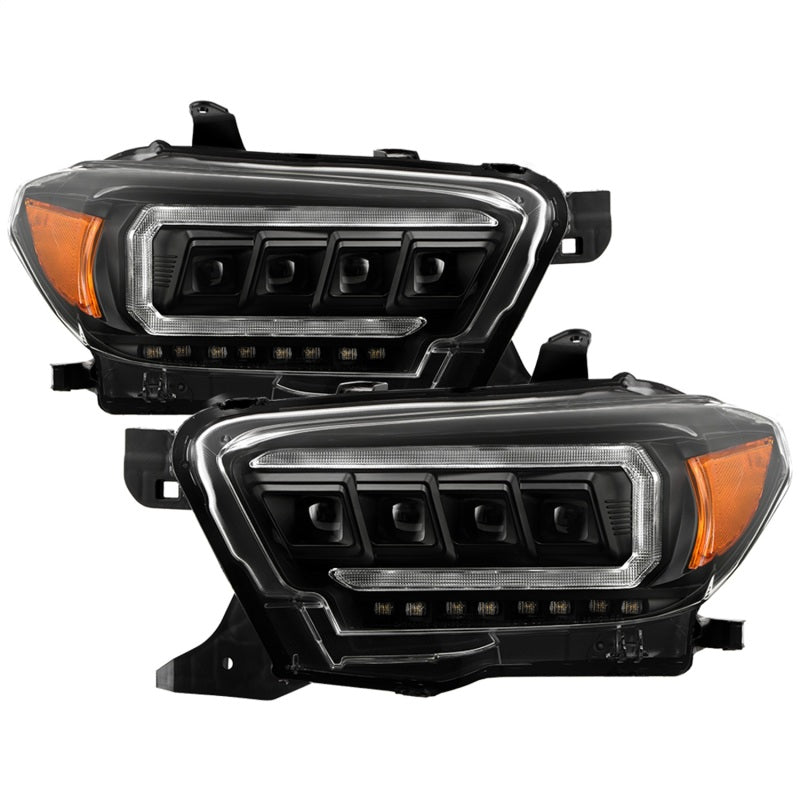 Spyder 16-20 Toyota Tacoma LED Model Only High-Power LED Headlights - Black PRO-YD-TT16LEDAP-BK SPYDER