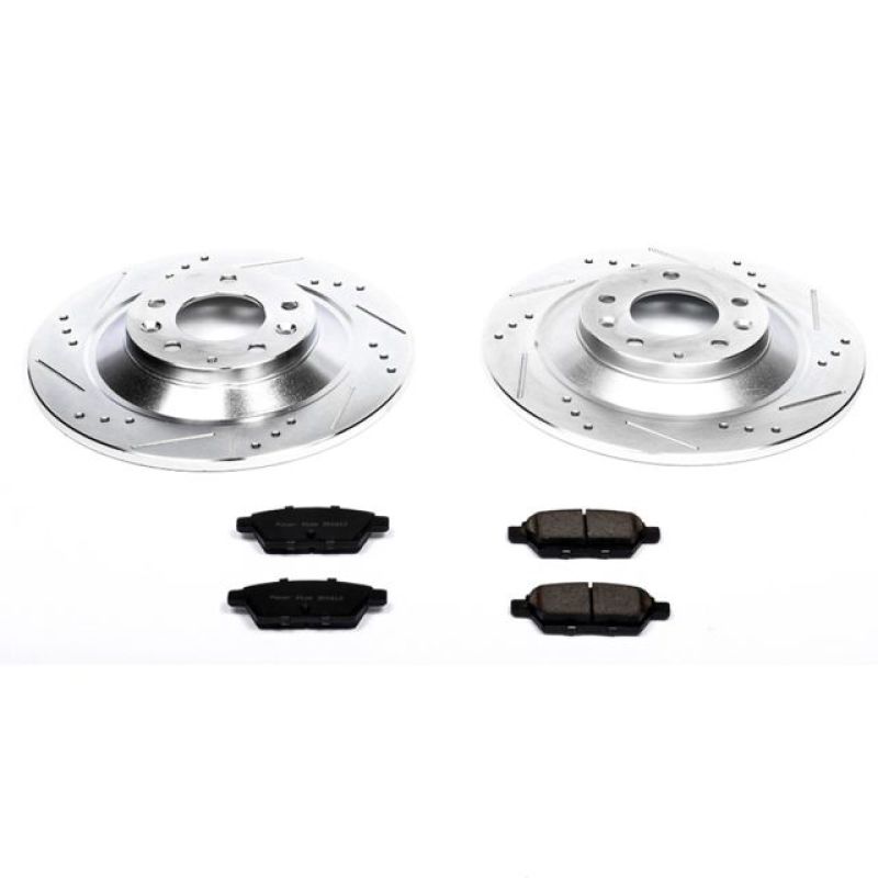 Power Stop 06-07 Mazda 6 Rear Z23 Evolution Sport Brake Kit PowerStop