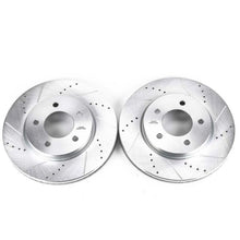 Load image into Gallery viewer, Power Stop 04-08 Chrysler Pacifica Front Evolution Drilled &amp; Slotted Rotors - Pair