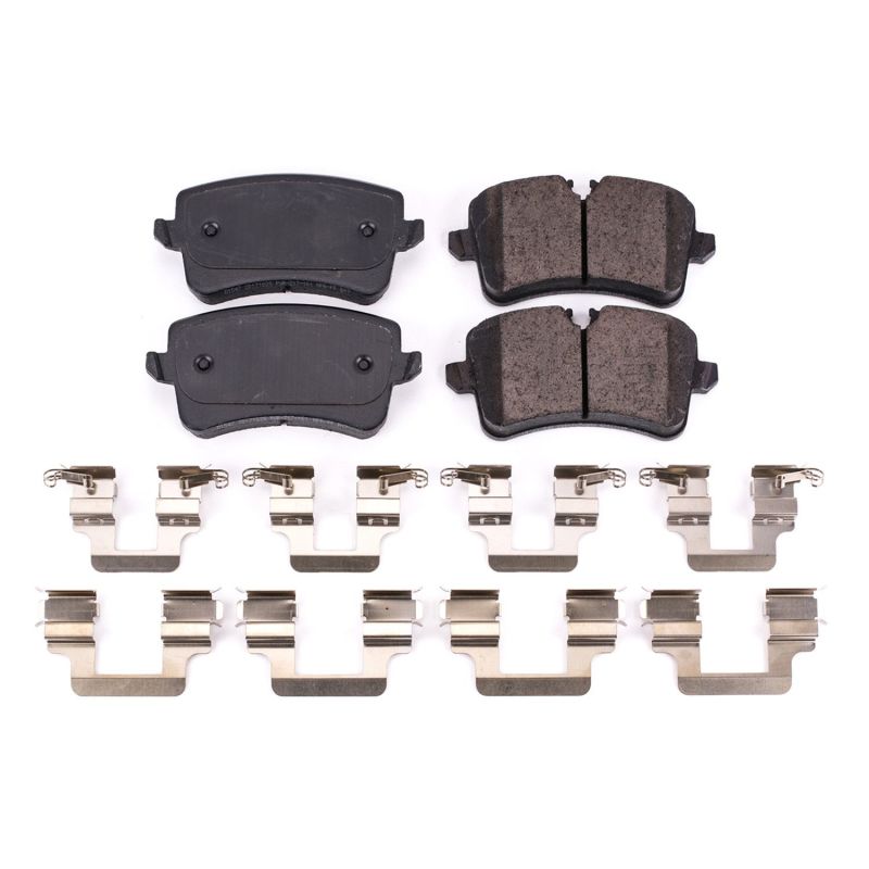 Power Stop 12-18 Audi A6 Rear Z17 Evolution Ceramic Brake Pads w/Hardware PowerStop