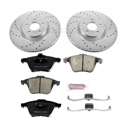 Power Stop 06-13 Volvo C70 Front Z23 Evolution Sport Brake Kit PowerStop