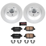 Power Stop 07-11 Volvo S80 Rear Z23 Evolution Sport Coated Brake Kit