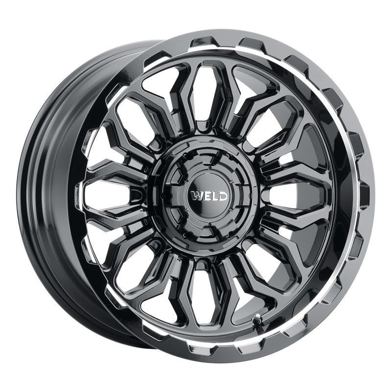 Weld W139 20X9 Flare 6X135 6X139.7 ET00 BS5.00 Gloss Black MIL 106.1 Weld