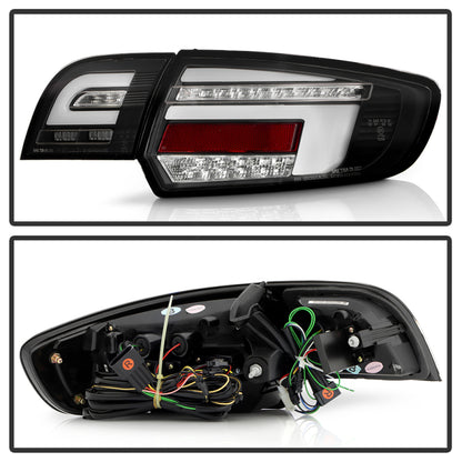 Spyder 03-08 Audi A3 Full LED Tail Lights - Black (ALT-YD-AA303-LED-BK) SPYDER