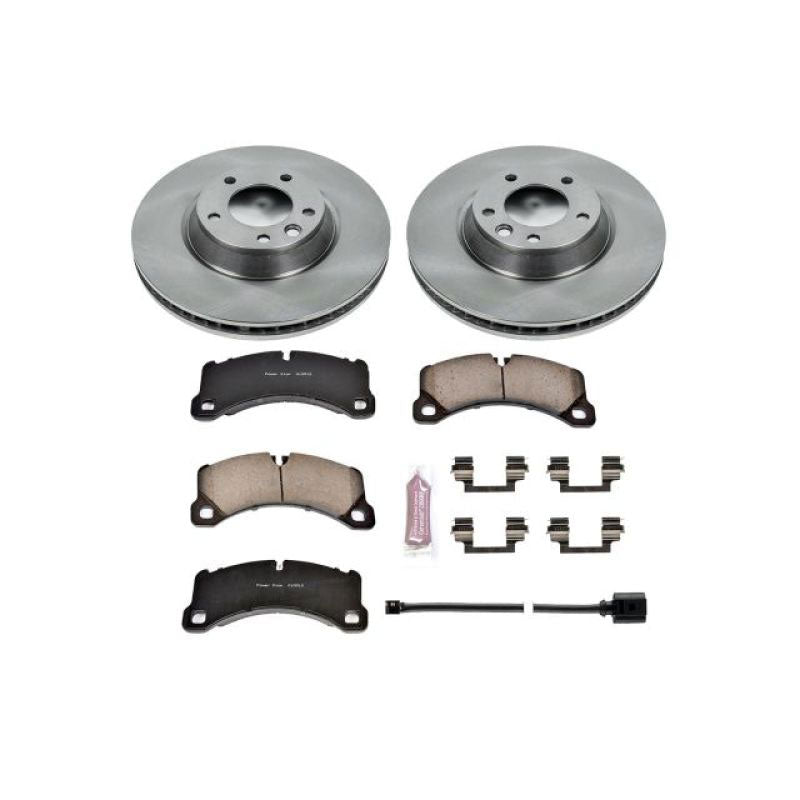 Power Stop 11-12 Porsche Cayenne Front & Rear Euro-Stop Brake Kit