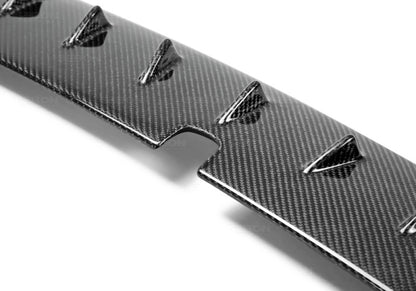 Seibon Carbon fiber roof fin spoiler for 2008-2015 Mitsubishi Lancer EVO X (with Antenna base 5x6 cm, no sound package, no sunroof) - RFS0809MITEVOX-SA