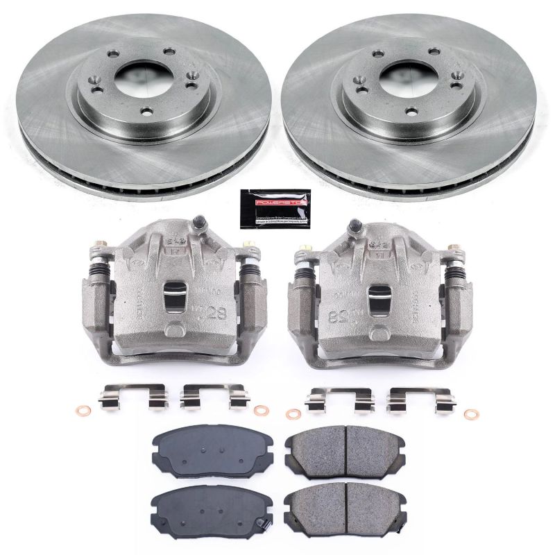 Power Stop 06-10 Hyundai Sonata Front Autospecialty Brake Kit w/Calipers PowerStop