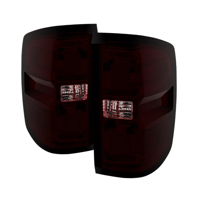 Xtune Chevy Silverado 2014-2016 OEM Style Tail Lights -Dark Smoked ALT-JH-CS14-OE-RSM SPYDER