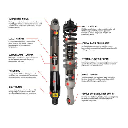 ARB MT64 Kit FR 2.5 in/220-330 lb, RR 2 in/880 lb 2115K