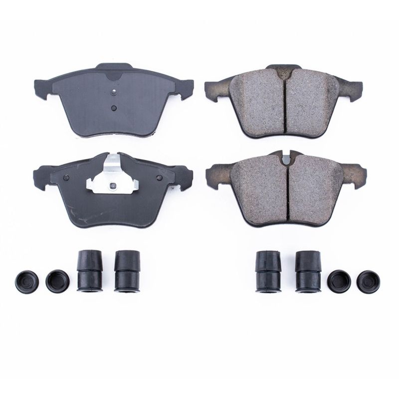 Power Stop 06-08 Jaguar S-Type Front Z17 Evolution Ceramic Brake Pads w/Hardware PowerStop