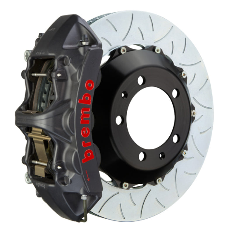 Brembo 19-22 A-Class (Excl AMG) Fr GTS BBK 6Pis Cast 380x34 2pc Rotor Slotted Type3-Black HA Brembo