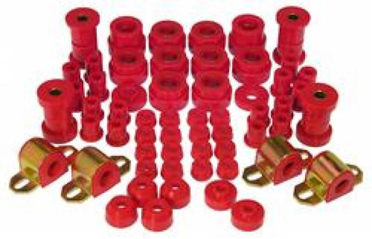 Prothane Total Vehicle Suspension Bushing Kit for 1980–1986 Jeep CJ5/CJ7, Red – 1-2003
