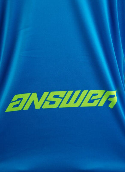 Answer  Elite Camo Jersey Cyan/Hyper Acid/Black - Small