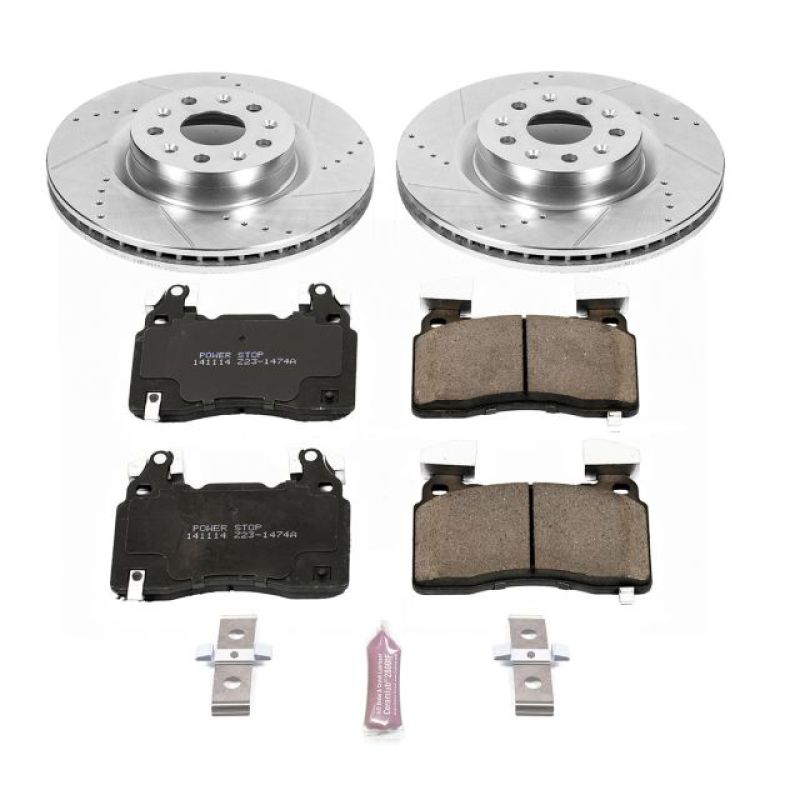 Power Stop 16-18 Cadillac CT6 Front Z23 Evolution Sport Brake Kit PowerStop