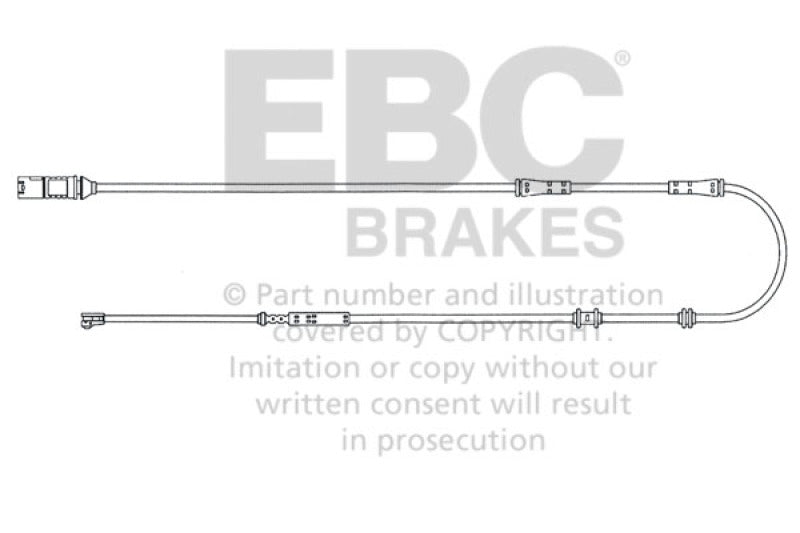 EBC 10-15 BMW 740i 3.0TT (F01) Rear Wear Leads EBC