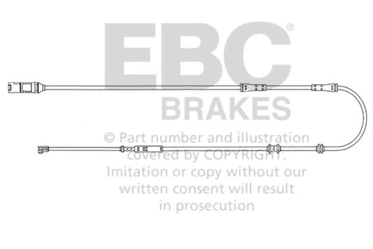 EBC 10-15 BMW 740i 3.0TT (F01) Rear Wear Leads EBC