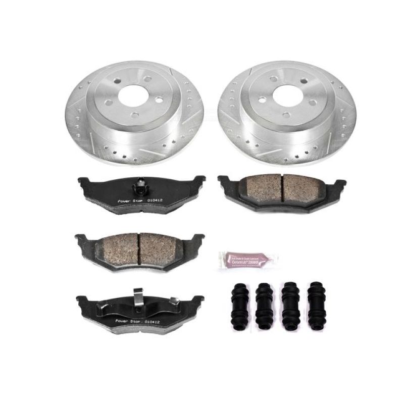 Power Stop 95-00 Chrysler Cirrus Rear Z23 Evolution Sport Brake Kit PowerStop