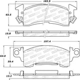 StopTech Premium Ceramic Brake Pads - 308.00520